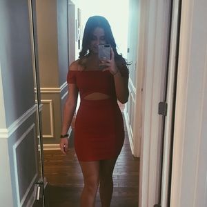 AKIRA CHICAGO RED DRESS